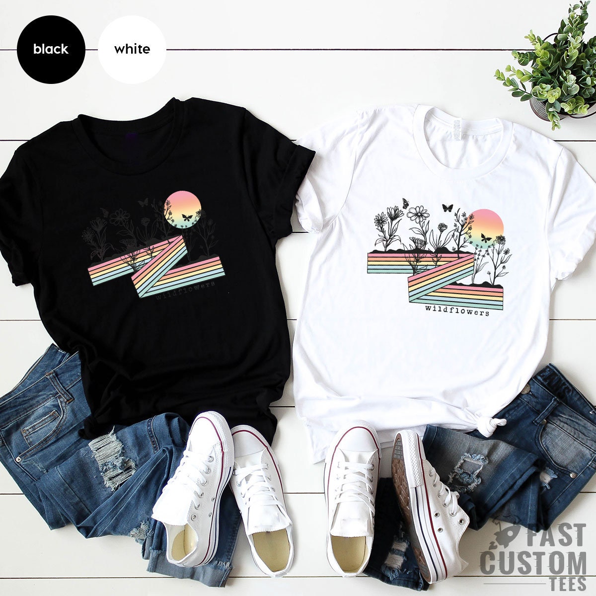 Wildflowers Shirt, Wild Flower Plant Lover T Plantoholic product image 2