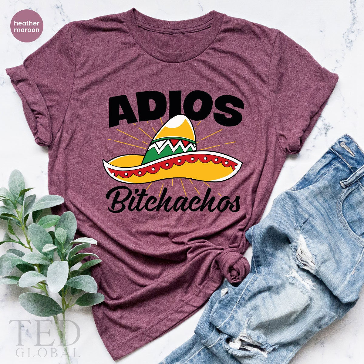 Funny Latino Shirt, Cute Mexican T-Shirt, Cool Adios product image 4