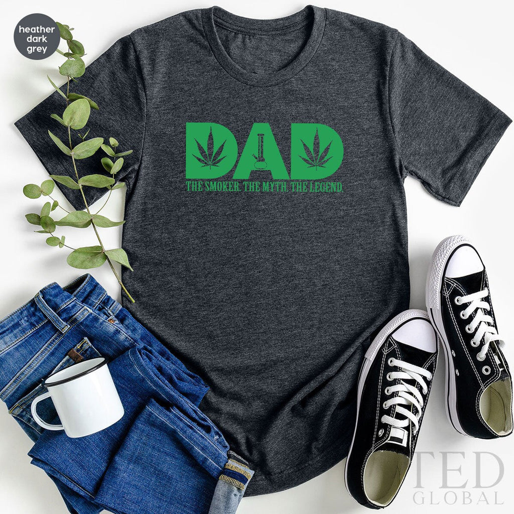 Funny Smoking Dad Shirt, Weed Lover T-Shirt, Cannabis Daddy product image 5