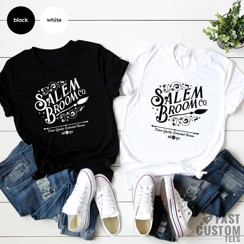 Salem Broom Company Shirt, Fall Halloween T-Shirt, Witchy product image 4