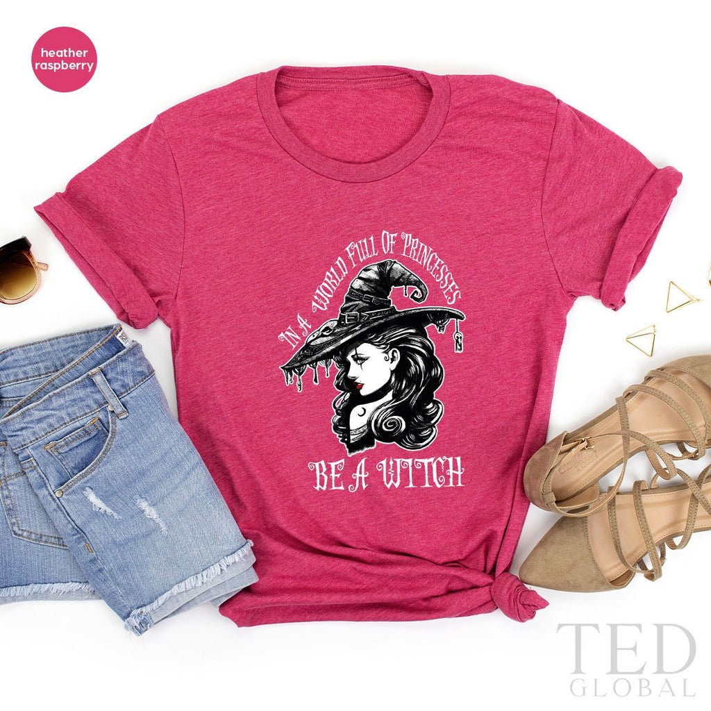 Halloween Shirt, Be A Witch T Girls T Shirts, Fall Tee product image 1