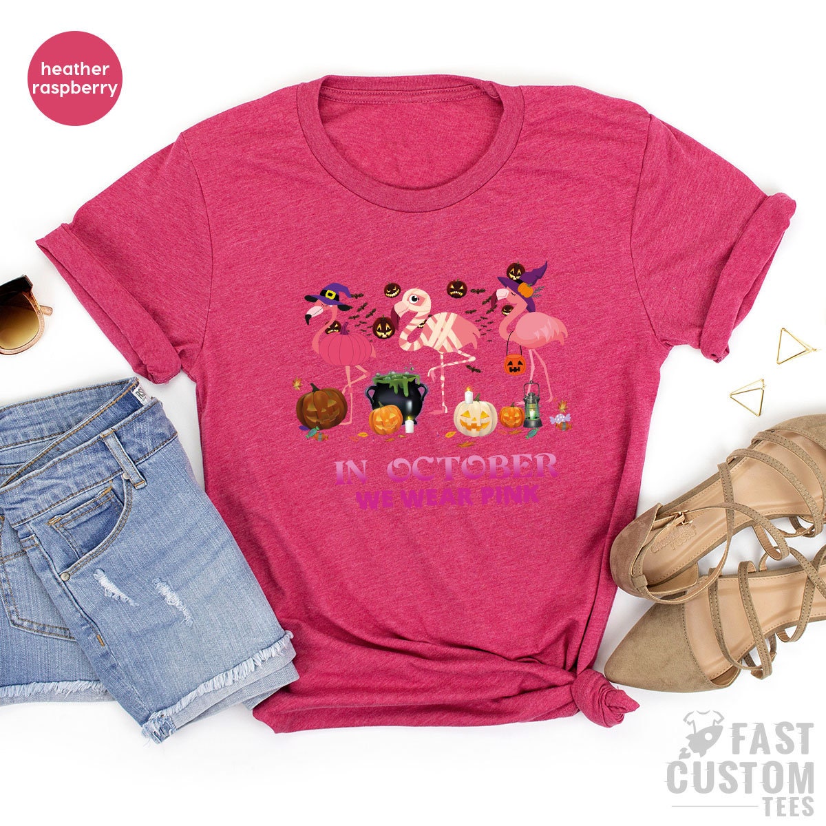 Cancer Support Shirt, Breast Awareness In October We Wear product image 5