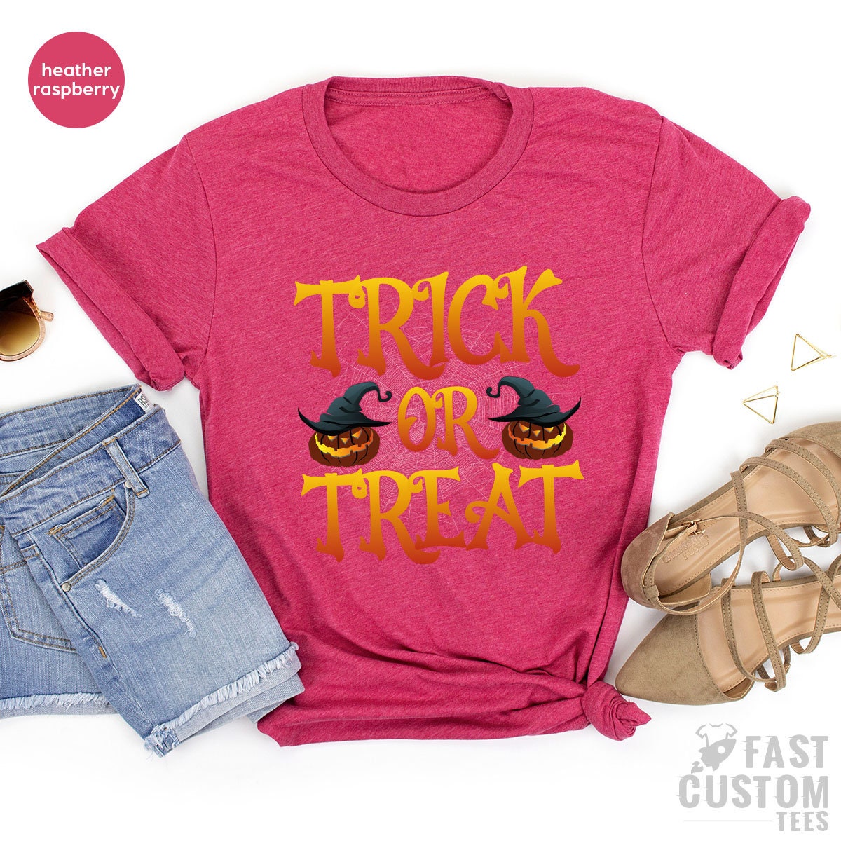 Funny Halloween Shirt, Trick or Treat Toddler, Shirts For product image 5