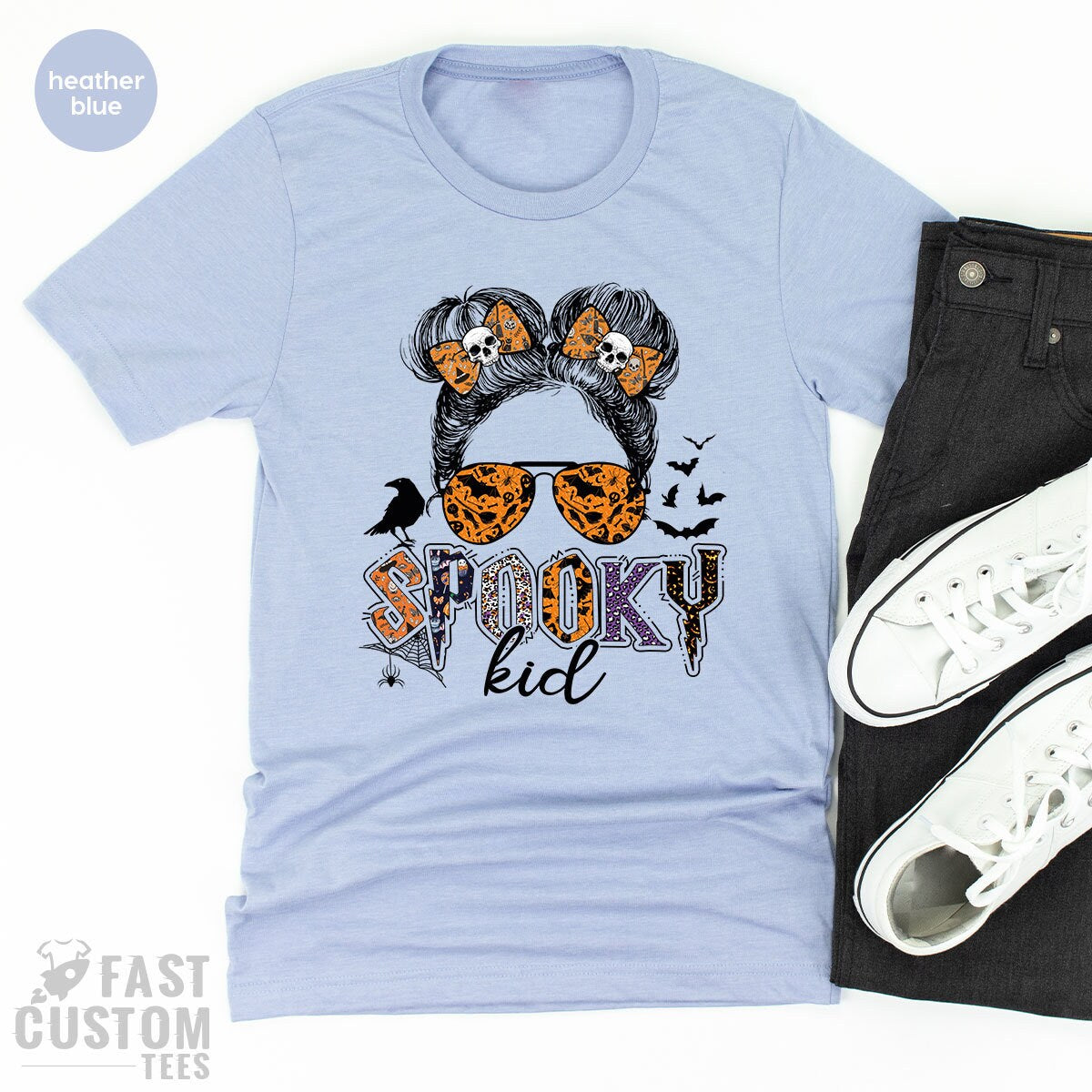 Spooky Kid Shirt, Funny Halloween Toddler, Shirts For product image 3