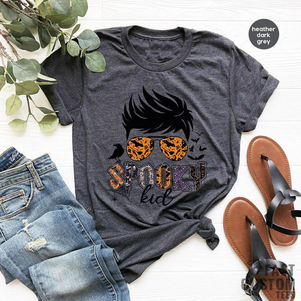 Spooky Kid Shirt, Funny Halloween Toddler, Shirts For Boys product image 5