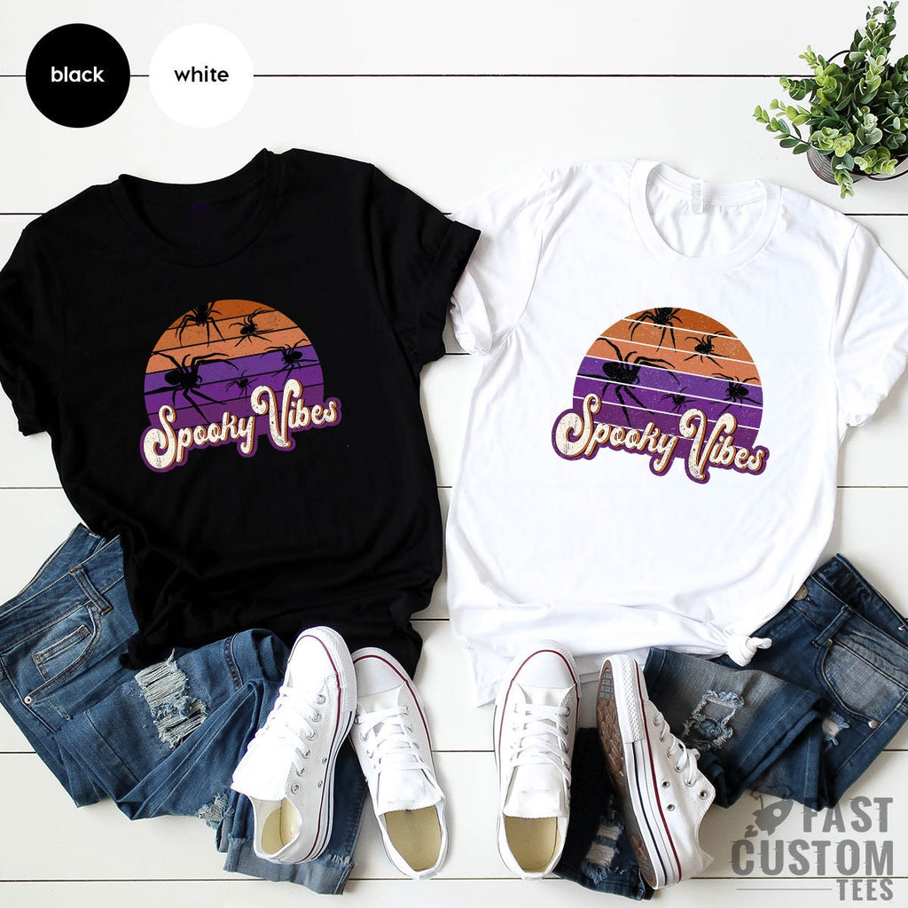 Spooky Vibes Shirt, Halloween Shirt,Halloween Party TShirt product image 3