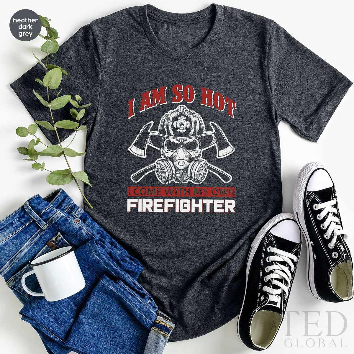 Fire Department T-Shirt, Fireman T Shirt, Firefighter product image 3