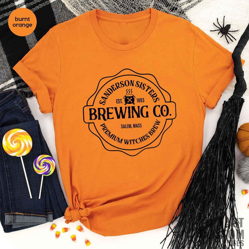 Halloween Sisters Shirt, Brewing Co Witch Shirts, Gifts product image 4