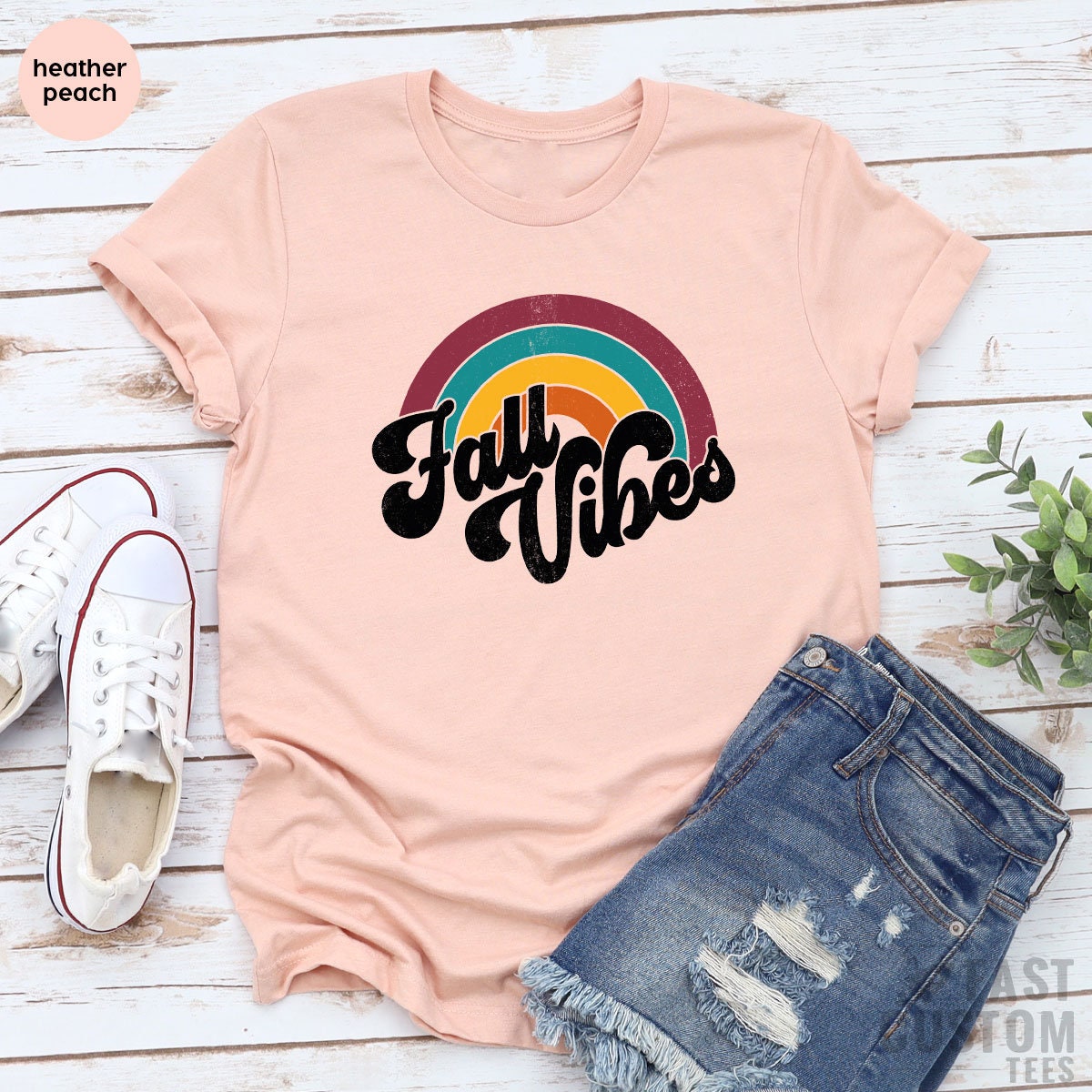 Fall Vibes Shirt, Cute Halloween Thanksgiving Gifts For product image 5