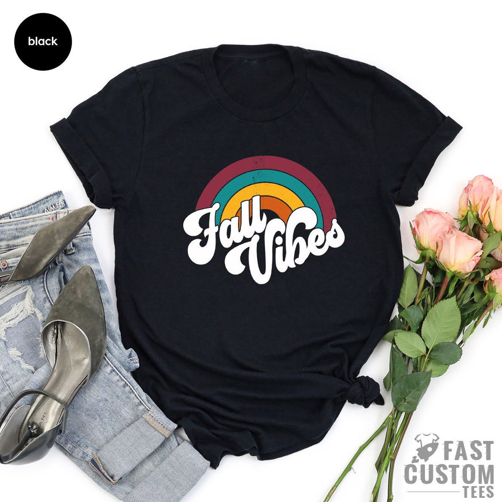 Fall Vibes Shirt, Cute Halloween Thanksgiving Gifts For product image 4