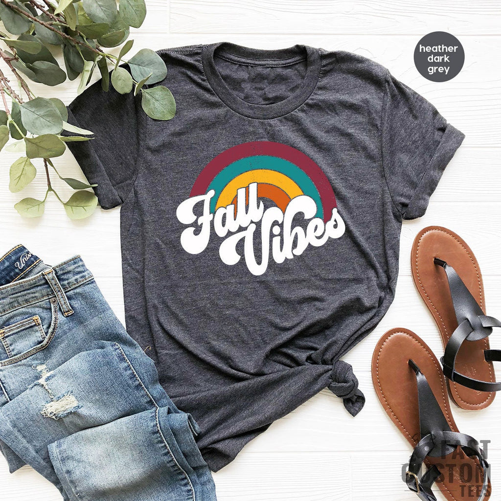 Fall Vibes Shirt, Cute Halloween Thanksgiving Gifts For product image 2