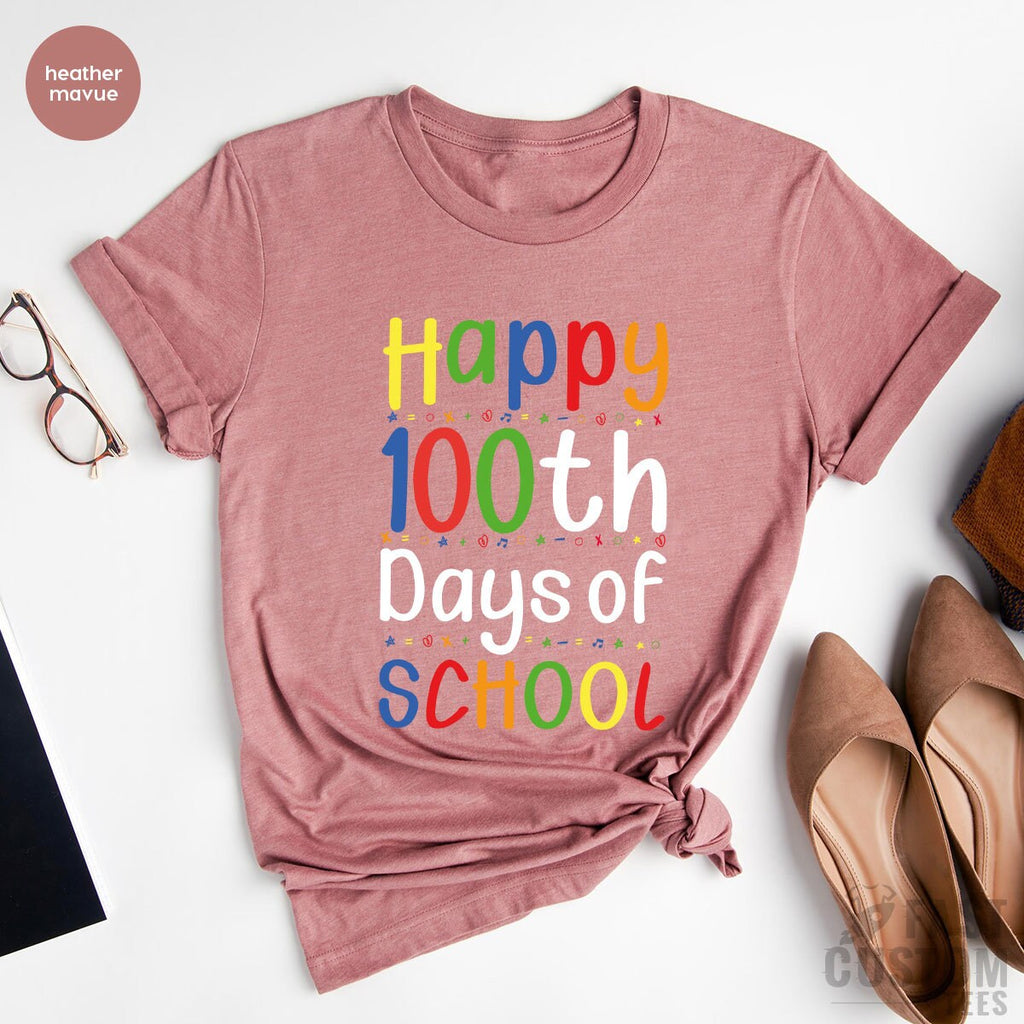 Funny Back To School Shirt, Teacher's Gift 100th Day product image 3