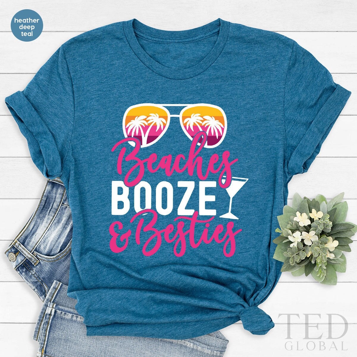 Funny Beach Shirt, Summer Vacation T-Shirt, Cute Trip T product image 4