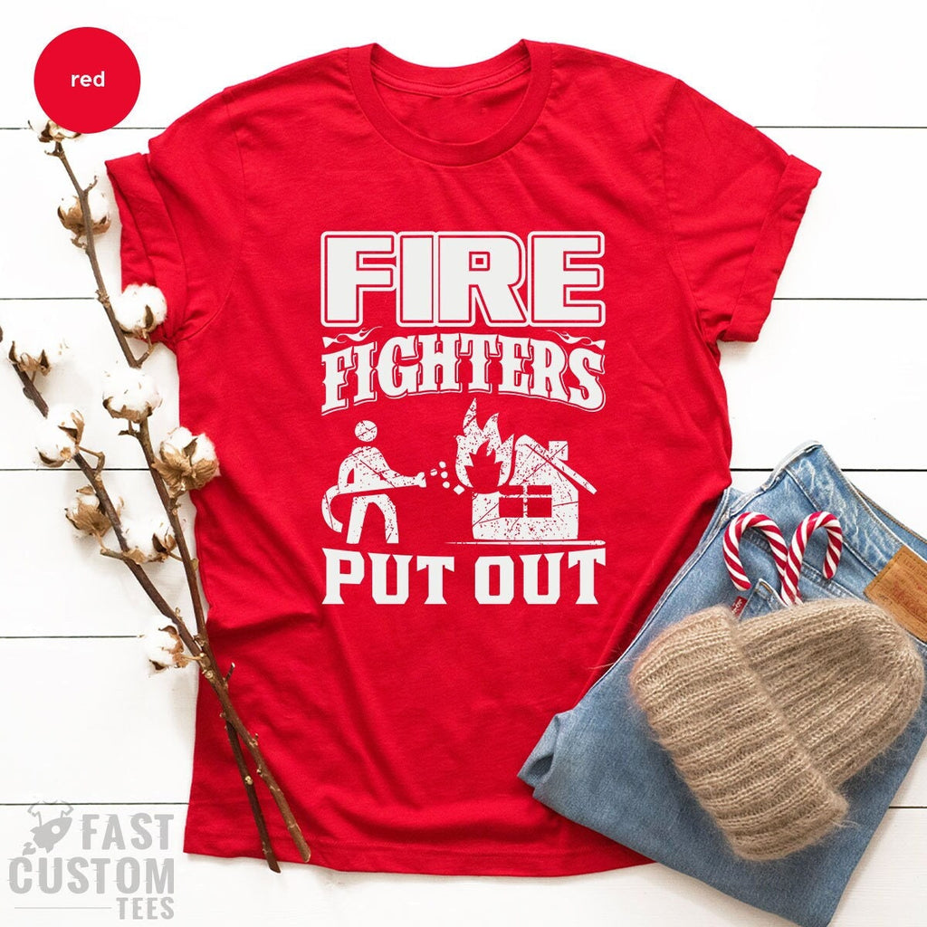 Fire Department Shirts, Gift For Fireman, Dept Tee, Fighter product image 1