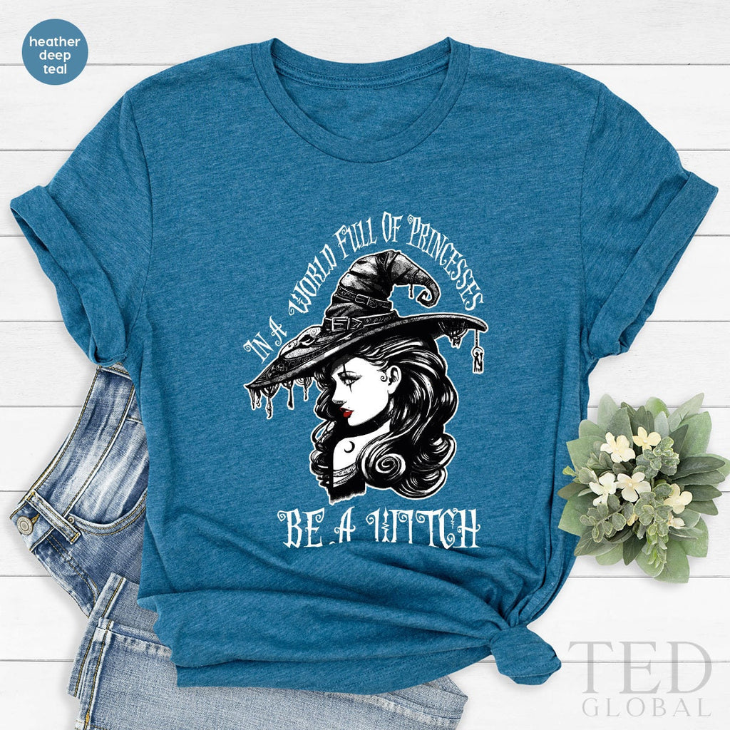 Halloween Shirt, Be A Witch T Girls T Shirts, Fall Tee product image 5