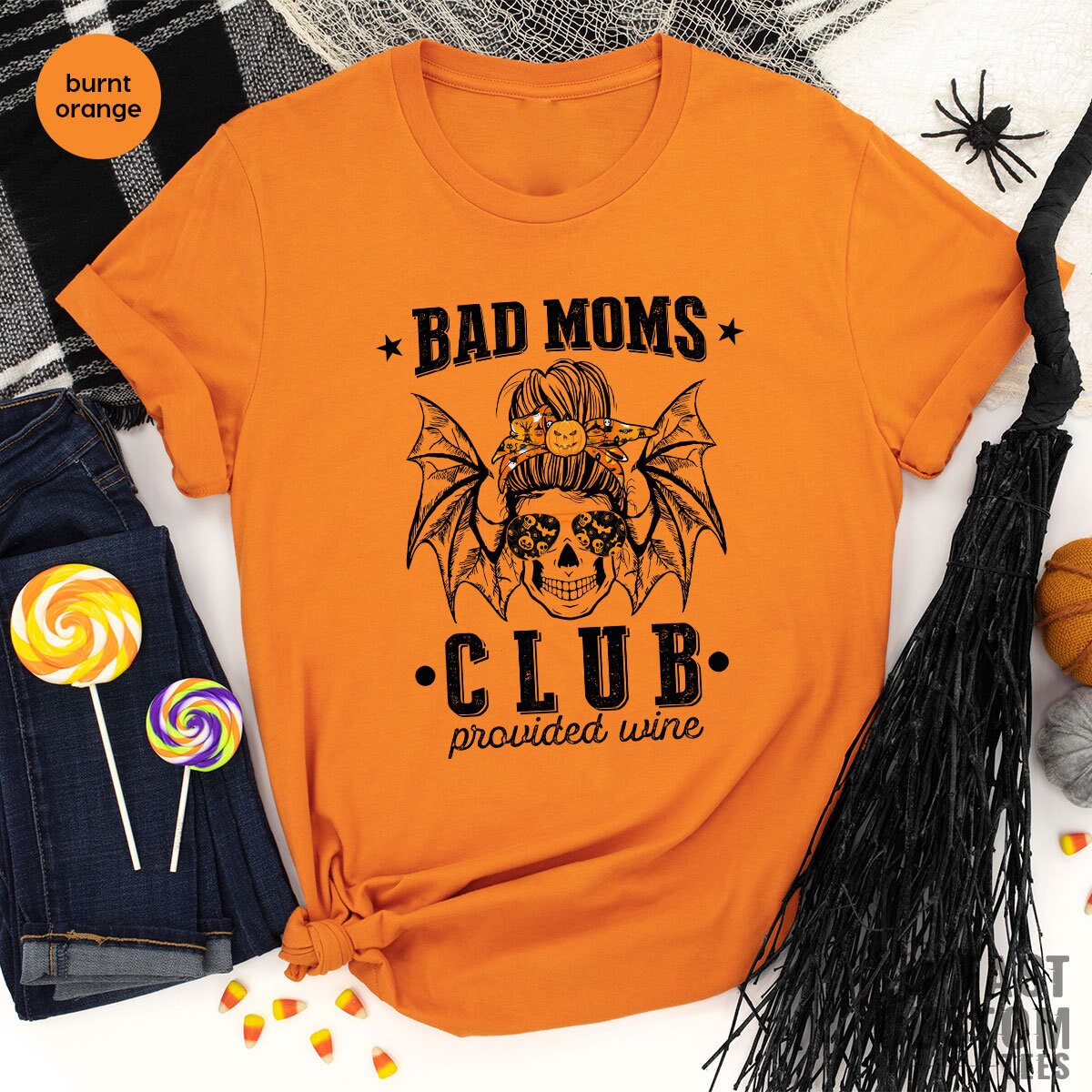 Bad Moms Club Provided Wine T Shirt, Lover Mom TShirt, New product image 2