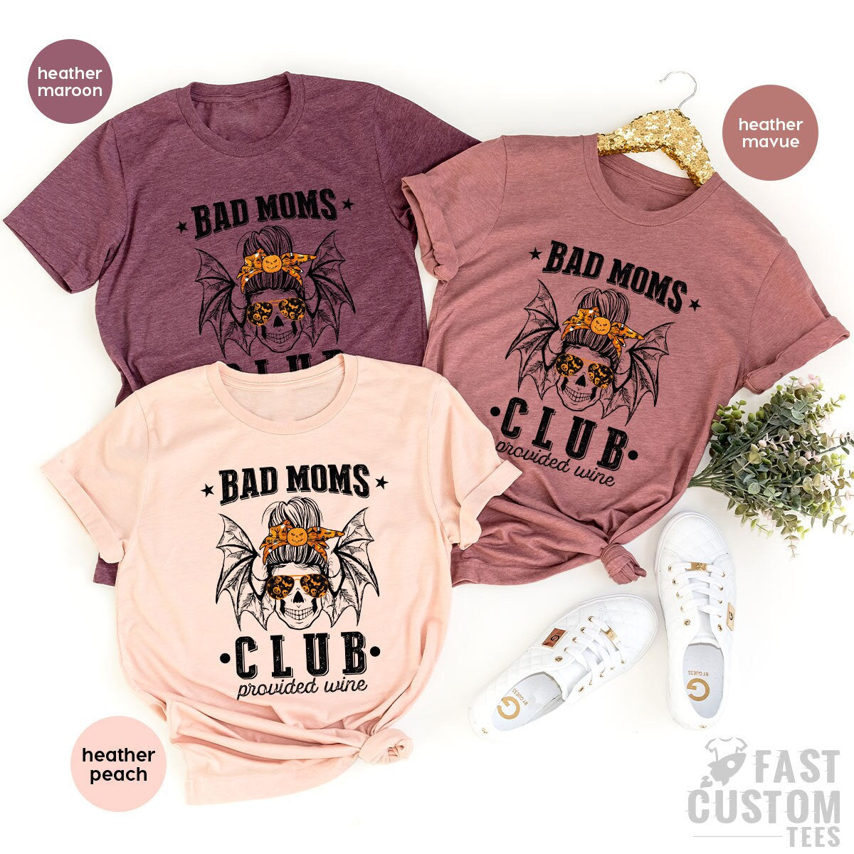 Bad Moms Club Provided Wine T Shirt, Lover Mom TShirt, New product image 1