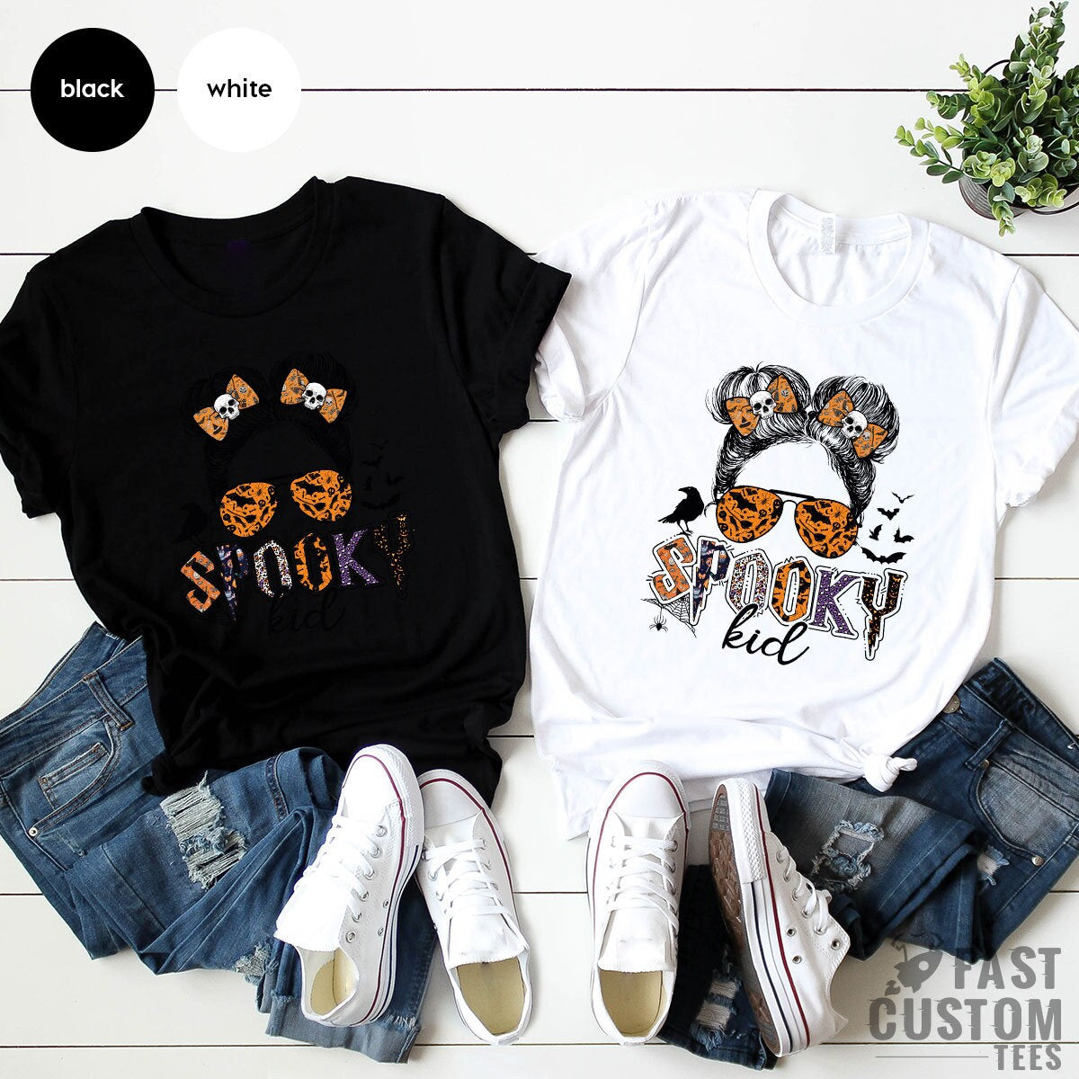 Spooky Kid Shirt, Funny Halloween Toddler, Shirts For product image 1