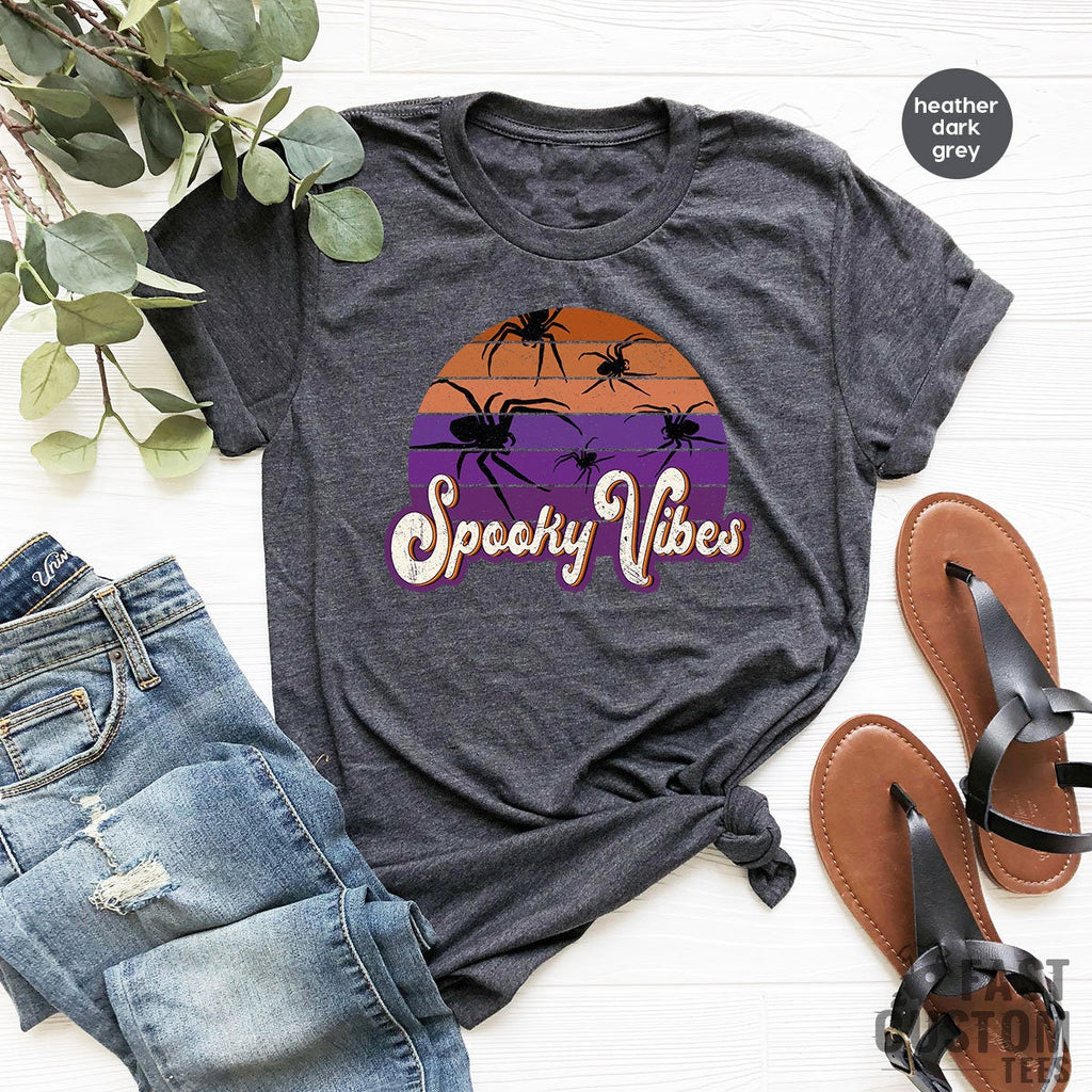 Spooky Vibes Shirt, Halloween Shirt,Halloween Party TShirt product image 2