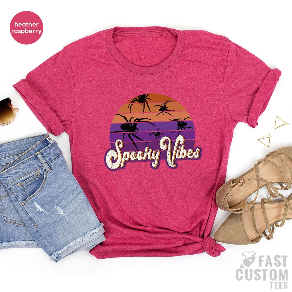 Spooky Vibes Shirt, Halloween Shirt,Halloween Party TShirt product image 5