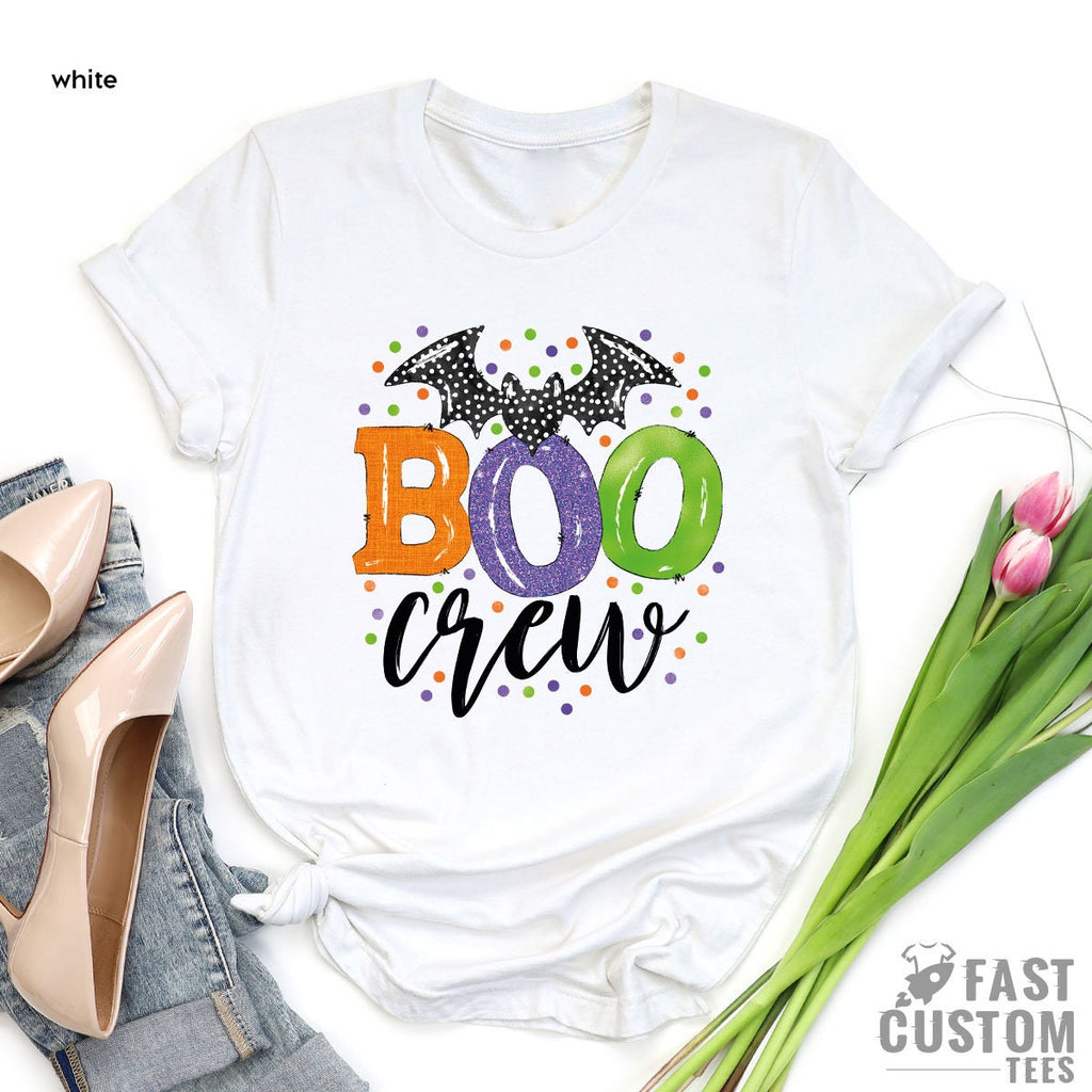 Boo Crew Shirt, Funny Halloween T-Shirt, Trick Or Treat product image 1