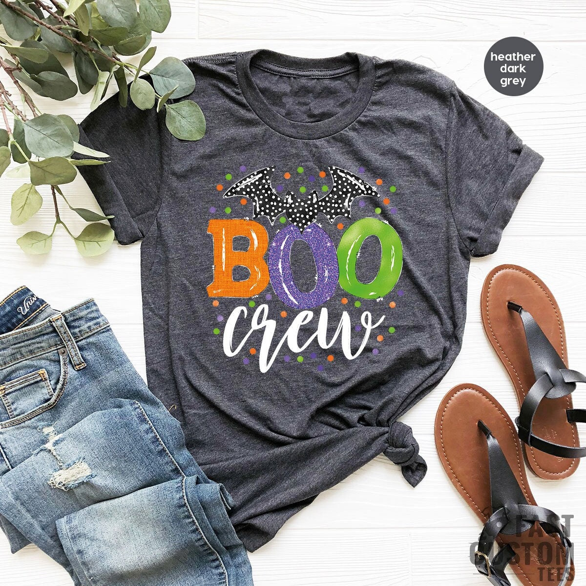 Boo Crew Shirt, Funny Halloween T-Shirt, Trick Or Treat product image 2