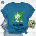 Magic Time Shirt, Funny Weed T Cute Unicorn T Lover Shirts product image 1