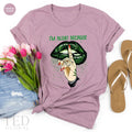 I'm Blunt Because Shirt, Green Lip T Cannabis Smoker T product image 1