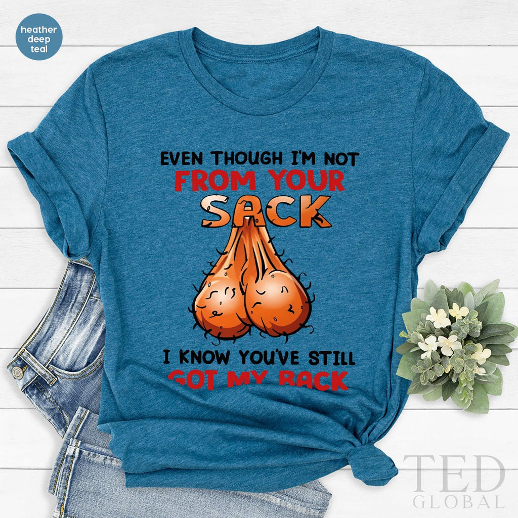 Cute Sack Shirt, Got My Back T Bonus Dad Christmas T product image 3
