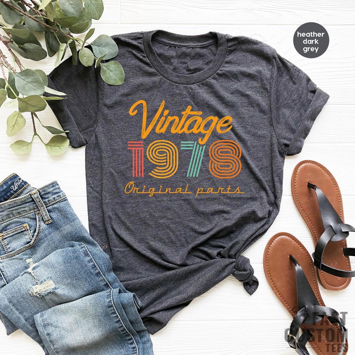45th Birthday T-Shirt, Vintage T Shirt, 1978 Gift For product image 1