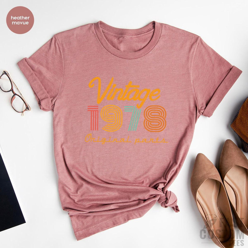 45th Birthday T-Shirt, Vintage T Shirt, 1978 Gift For product image 2