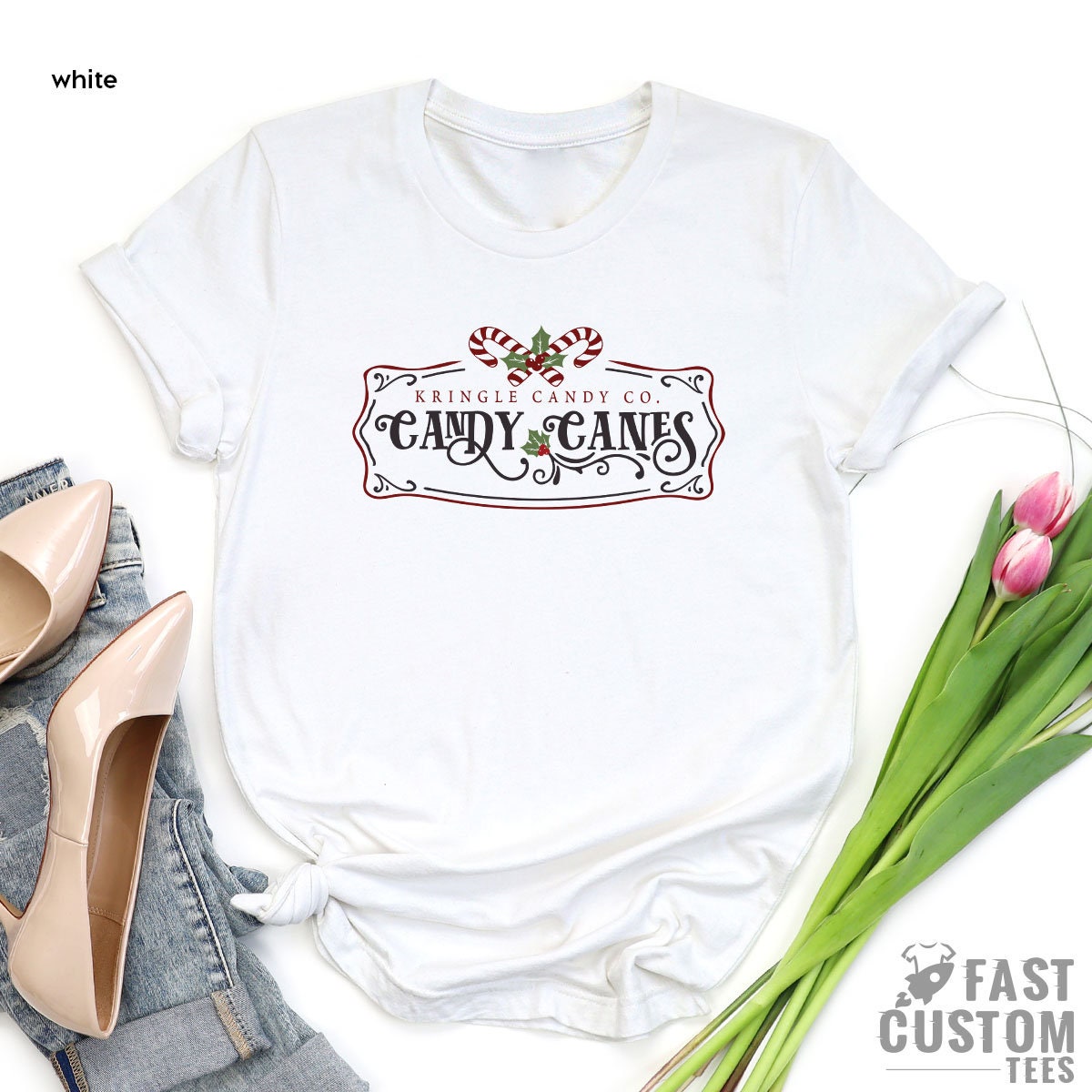 Candy Cane Cutie Shirt, Christmas Funny Kids, Canes, Gift product image 2