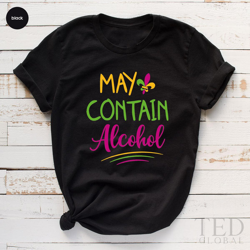 Alcohol Lover T-Shirt, May Contain T Shirt, Drinking Time product image 2