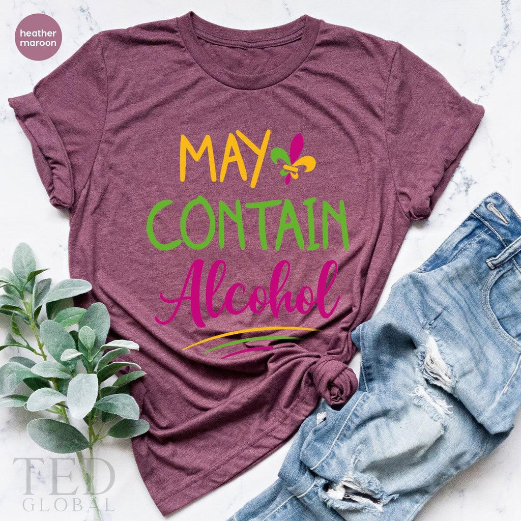 Alcohol Lover T-Shirt, May Contain T Shirt, Drinking Time product image 4