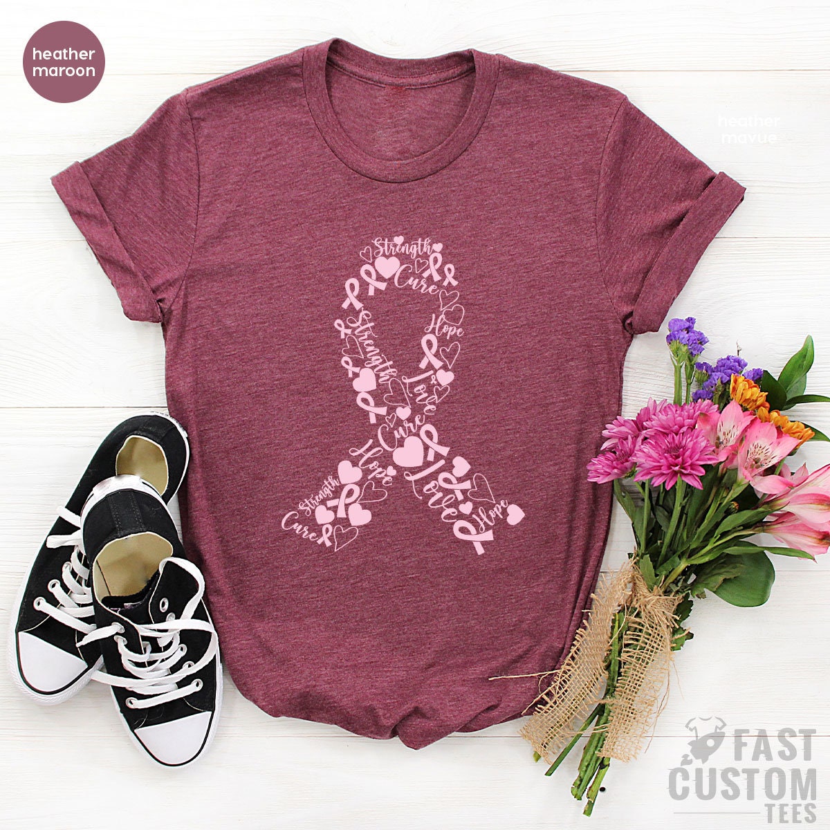Cancer T Shirt, Warrior T-Shirt, Breast Stronger Than product image 2