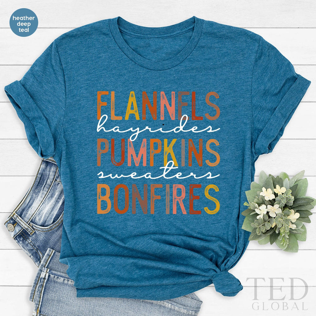 Thanksgiving Shirt, Pumpkin Spice Season T Cute Fall T product image 2
