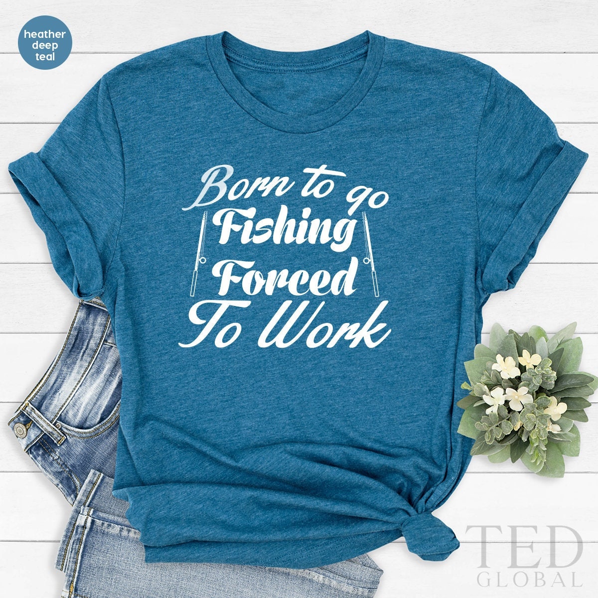 Fishing T Shirt, Funny Fishermen TShirt, Fisher Men T product image 1