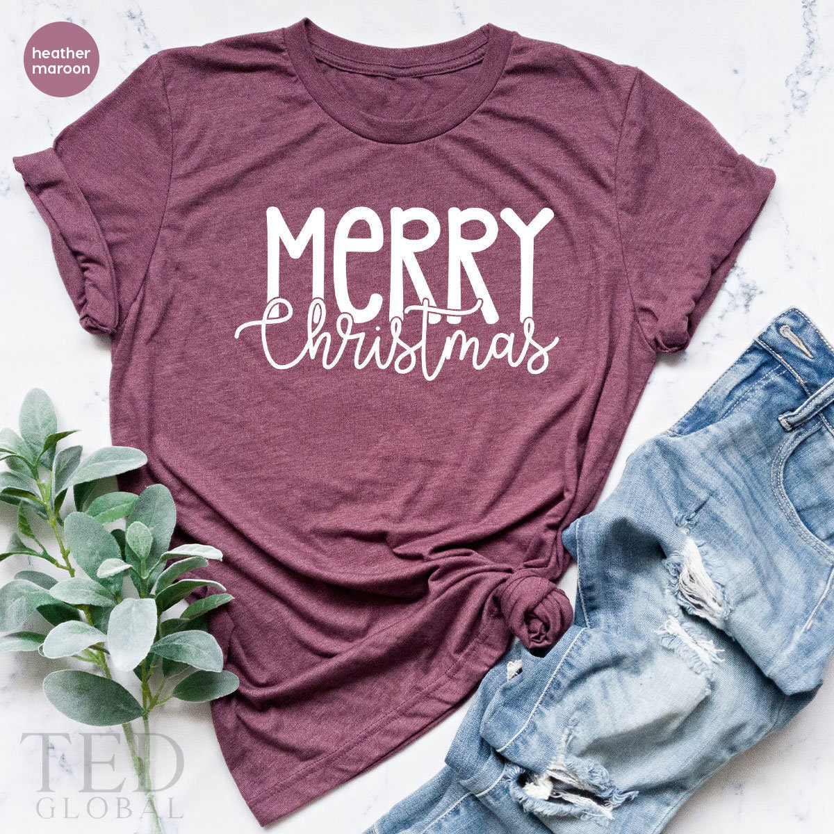 Cute MERRY Christmas T-Shirt, Happy T Shirt, Funny Family product image 5