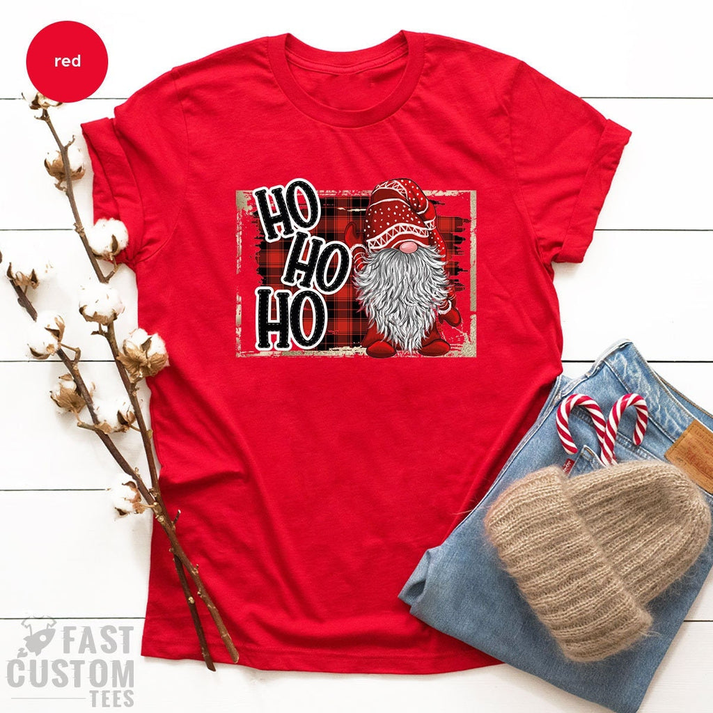 Ho Ho Ho Christmas, Shirt, Snowman Tee, Gift, Family product image 3