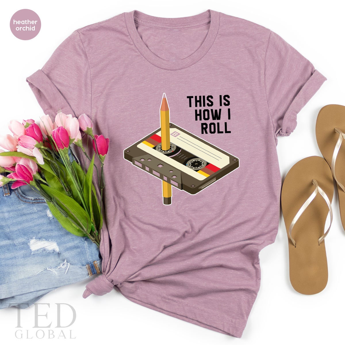 Cute I roll like this T-Shirt, Historical T Shirt, Vintage product image 2