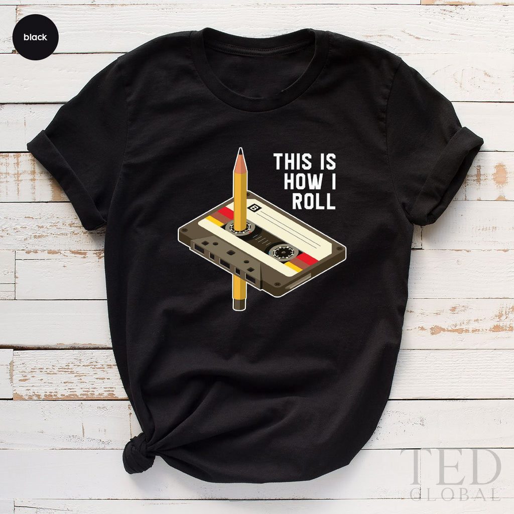 Cute I roll like this T-Shirt, Historical T Shirt, Vintage product image 4