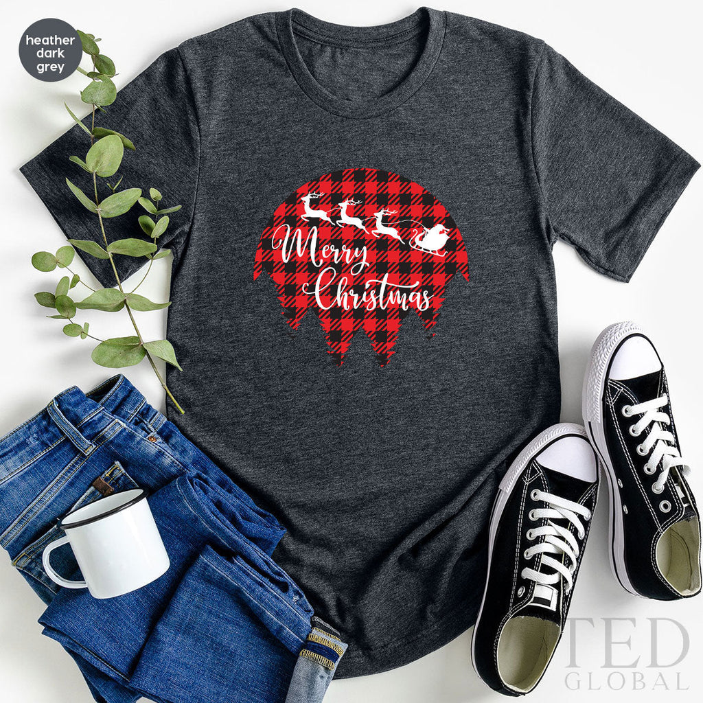 Cute Santa Claus Merry Noel T-Shirt, Funny Xmas T Shirt product image 2