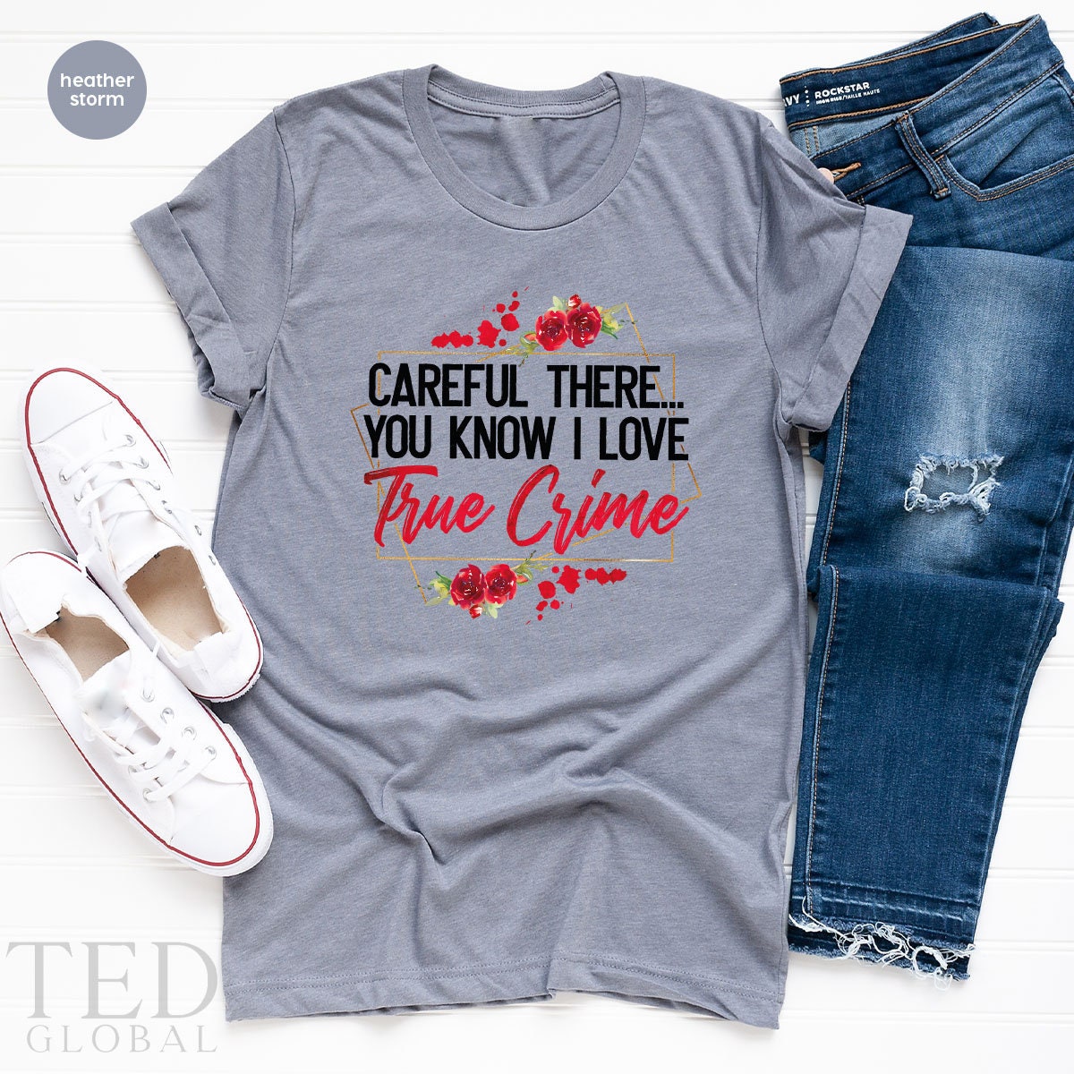 True Crime Shirt, Show Lover T Serie T Fan Shirts, T-Shirt product image 4