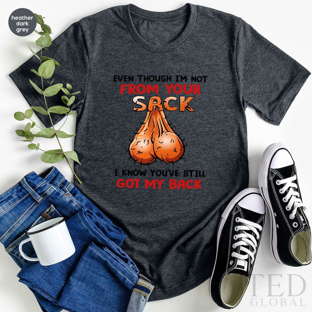 Cute Sack Shirt, Got My Back T Bonus Dad Christmas T product image 2