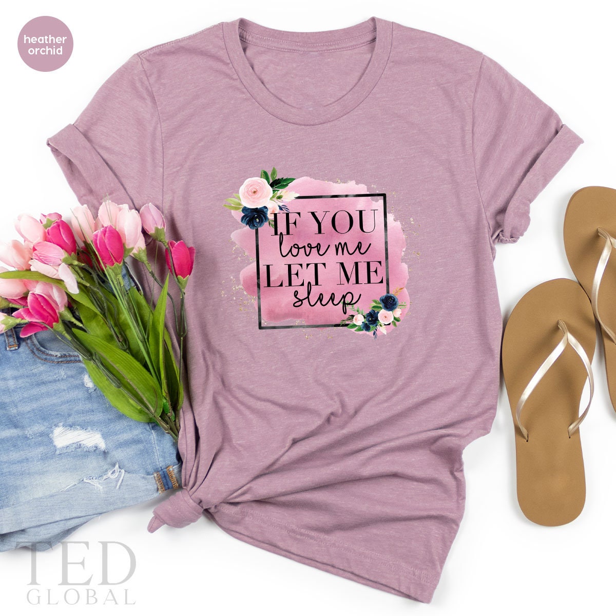 If You Love Me Shirt, Let Me Sleep T Funny Lover T Pajama product image 5
