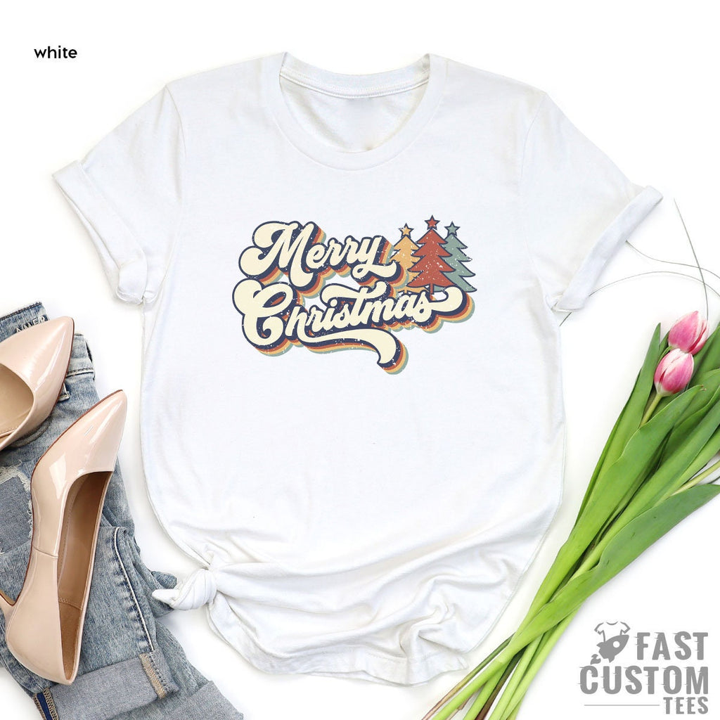 Family Christmas T-shirt, Women Gift, Merry Shirt, Cute Tee, product image 2