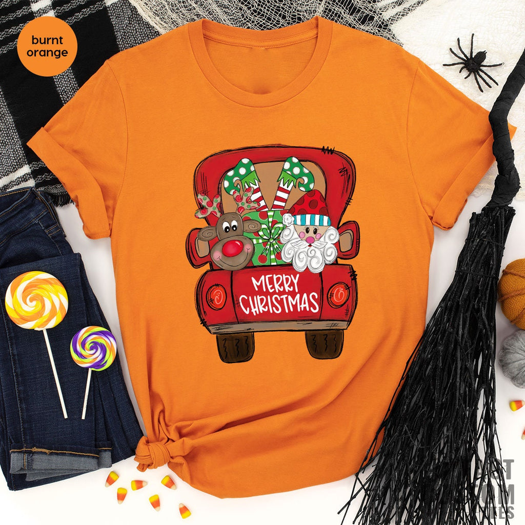 Christmas Shirts for Women, Truck Shirt, T-Shirt, Tee, Cute product image 4