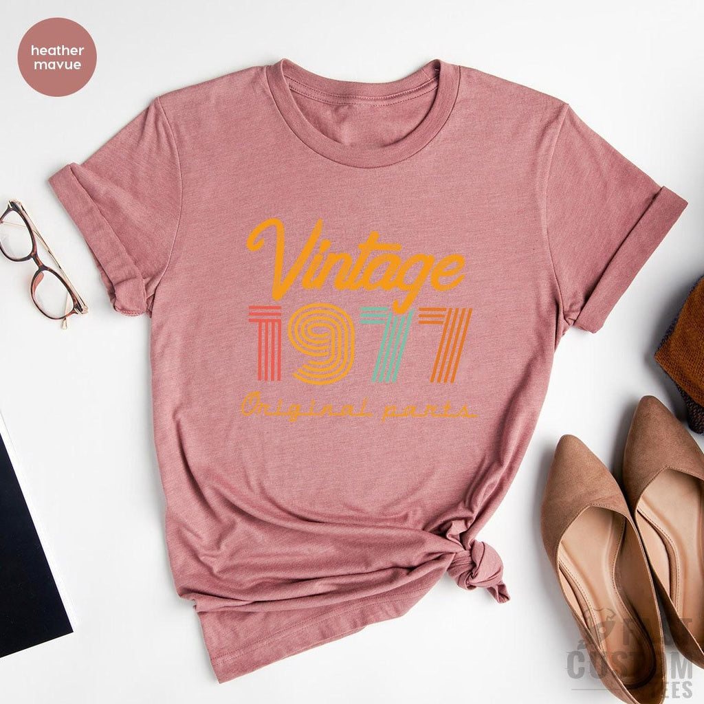 46th Birthday T-Shirt, Vintage T Shirt, 1977 Gift For product image 2