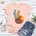 Cute Turkey Thankful Shirt, Thanksgiving Funny Peace Family product image 1