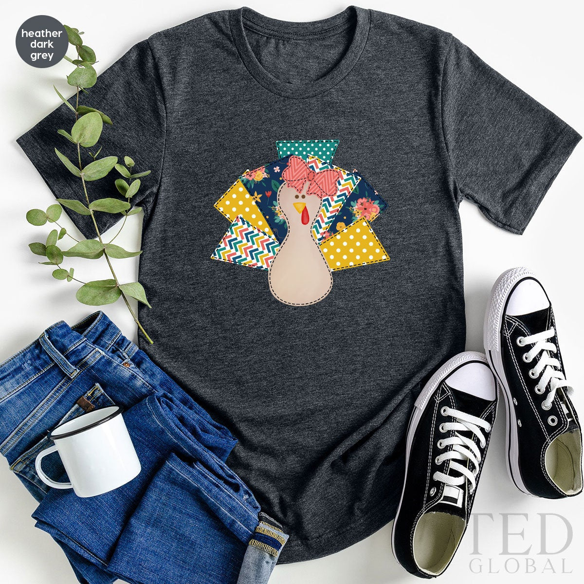 Funny Pumpkin Turkey T-Shirt, Thanksgiving Fall T Shirt product image 1